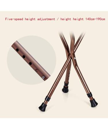 FoldingSeat Crutch Stool Five-Speed Adjustable LED Light The lamp Head is not rotatable net Weight:985g for Elder Light Comfortable A (Color : A) Marriage - Buy Online on GoSupps.com
