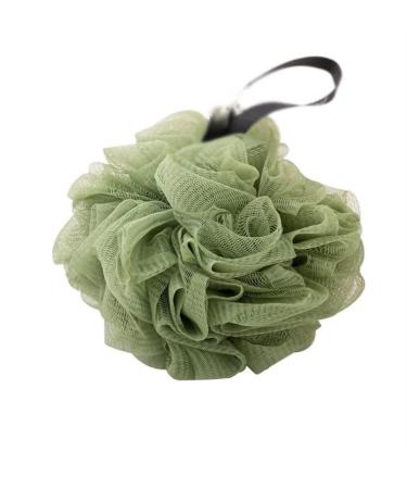 Bath Sponges for Adults Bath Sponge Mesh Pouf Bath Sponge Foam Loofah Sponge (Size : Green)