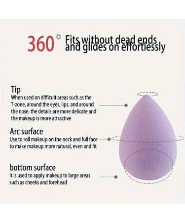 U&I Beauty Sponge Blender - Latex-Free Vegan Makeup Sponge for Flawless Powder Cream & Liquid Application - Mini Size in Brown - Ideal for Foundation Concealer Highlight & Eye Shadow - Buy Online on GoSupps.com