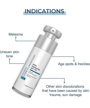 FCL 10% Glycolic Acid + 2% Alpha Arbutin AHA LIGHTENING GEL HQ Serum for Skin lightening | Cream for Dark Spot | AHA Serum for Men & Women | Paraben free - 1.01 FL. OZ - Buy Online on GoSupps.com