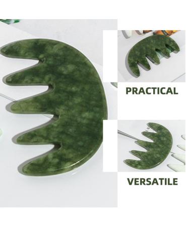 Baluue Jadek mme Massage Stein Haarkamm | Guasha-Kratzkamm for Scalp & Face Massage | Perfect Mother's Day Gift - Buy Online on GoSupps.com