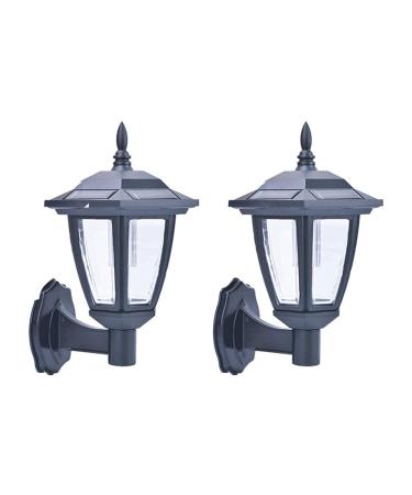 Courtyard Light 2 Pcshome Garden Solar Night Light Outdoor Solar Power Led Path Way Wall Landscape Mount Garden Fence Outdoor Lamp Street Light