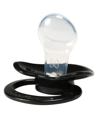 CutiePlusU Adult Size Pacifier - Large Teat Shield in Black | Perfect for Comfort & Relaxation | Shop Internationally - Buy Online on GoSupps.com