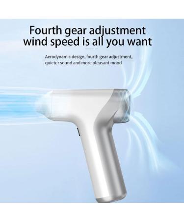 SUDNJIALQ Strong Wind Electric Hair Dryer For Outdoor Fire Blowing Outdoor Fire Charcoal Blower Running Fitness Hair Dryer white - Buy Online on GoSupps.com