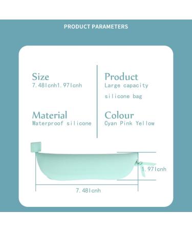 Travel Makeup Brush Holder | Silicone Cosmetic Brush Case with Zipper | Large Pink Makeup Bag - Perfect for Daily Use & Gifts - Buy Online on GoSupps.com