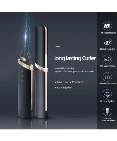 dijiusidy Heated Eye Lash Curler Portable Quick Heating Rechargeable Eyelashes Roller Tool Long-lasting Beauty Instrument - Buy Online on GoSupps.com