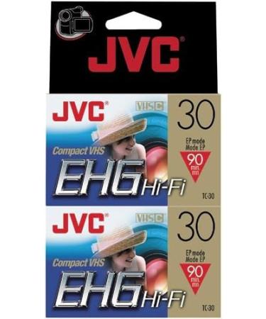 JVC 30-Minute VHS-C Video Tape (2-Pack) - Discontinued Model - Buy Online on GoSupps.com
