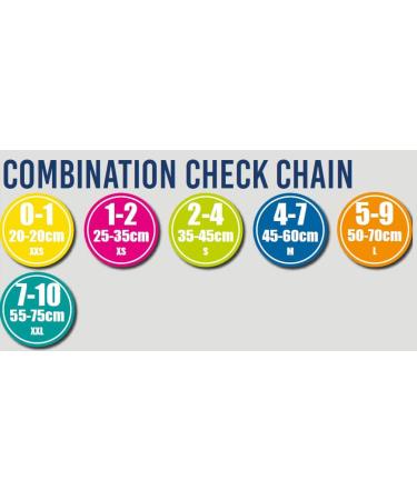 Anco Nylon Check Chain Collar Red | Size 2-4 (35-45 cm) - Best Price & Fast Shipping - Buy Online on GoSupps.com