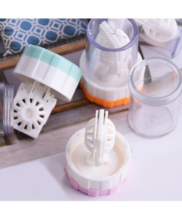 Heallily Portable Contact Lens Cleaner | Travel-Friendly Cleaning Kit for Soft & Hard Lenses | 5-Piece Soaking Container Set - Buy Online on GoSupps.com