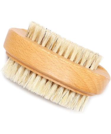 minkissy Wooden Toe and Finger Nail Brush Bristle Nail Brush Nail Cleaning Brush Manicure Wood Hand Nail Scrub Nail Clean up Brush Nail Bamboo Manicure Tools Bristles - Buy Online on GoSupps.com