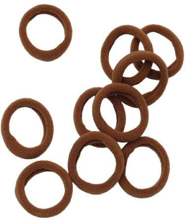 budiniao 20 Pieces Hair Ring Seamless High Elasticity Stretchy Preppy Style Adjustable Hairs Rope Bobbles Styling Accessories Coffee - Buy Online on GoSupps.com