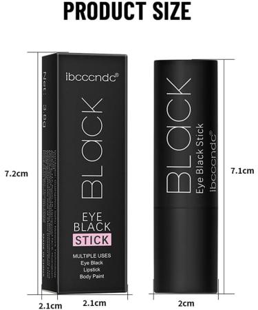 hslfuai 3Pcs Black Eyeshadow Stick for BaseballFootballSoftballLacrosse Easy to Apply Sports Eyeshadow Stick Long Lasting Halloween Face Painting Cosplay Makeup Natural - Buy Online on GoSupps.com