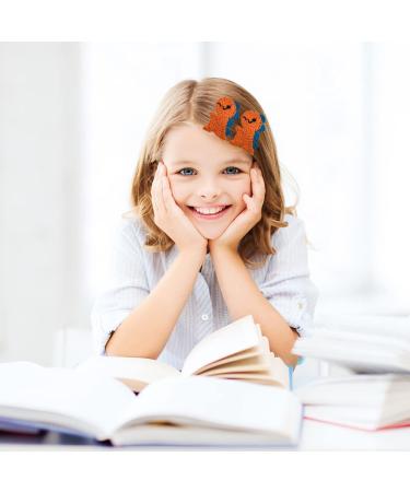 Dinosaur Hair Clips - 10 Pack Cute Animal Snap Hairpins for Girls & Women (5 Colors) - Buy Online on GoSupps.com