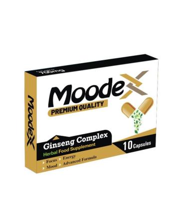 MoodeX Gold-New Stronger for Longer Formula for Men - Ultra Strong Performance Enhancing Pills Stamina Endurance Booster Gold Supplement Pills for Men - 10 Ginseng Capsules 700MG