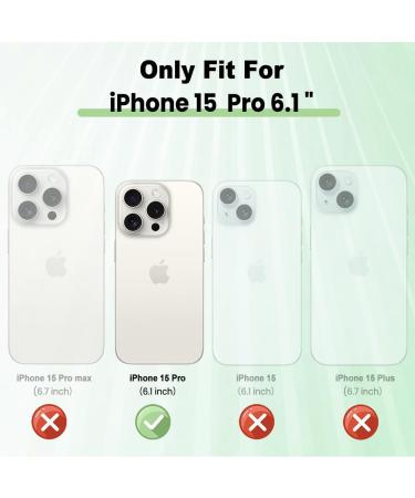 Buy Bitobe iPhone 15 Pro Protective Cover - Cute Butterfly Design Luxurious Edge & Camera Protection - Perfect for Women & Men - Buy Online on GoSupps.com