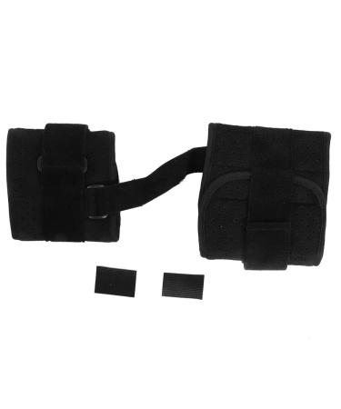 ZJchao Foot Drop Ankle Orthotic Support Brace - Leg & Foot Fixing Strap for Fracture Sprain Injury - Adjustable Black Splint - International Shipping - Buy Online on GoSupps.com