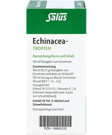 Echinacea Drops Salus 100 ml - Immune Support & Wellness | Fast Worldwide Shipping - Buy Online on GoSupps.com