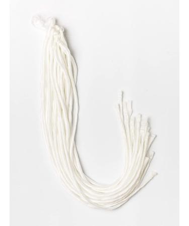 DreadLab Soft Double Ended Synthetic Dreadlocks 10 Pack White