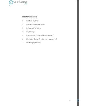 Omega 3 test determine your Omega 3 and 6 values easily and comfortably at home Verisana Laborator - Buy Online on GoSupps.com