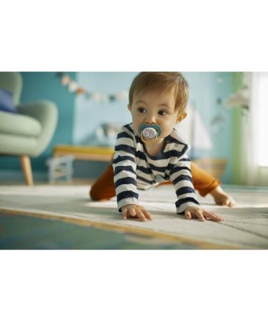 Philips Avent SCF080/07 Ultra Air Pacifier for Boys (6-18 Months) - Soothing & Safe Baby Pacifier - International Shipping Available - Buy Online on GoSupps.com