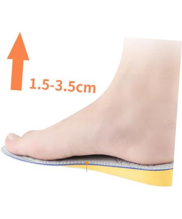 Height Increase Shoe Pads - Comfortable Lift Inserts for Men & Women | Breathable Cushion Insoles for Sports | Size 11 - Buy Online on GoSupps.com