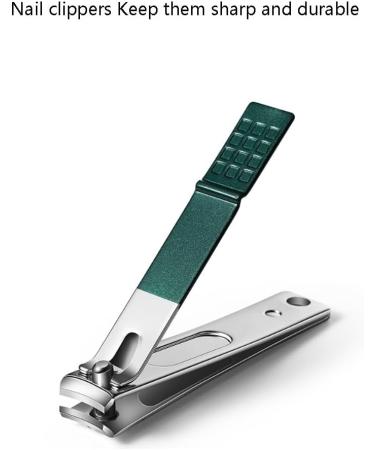 Stainless Nail Clippers Pedicure Kit Professional Grooming Kits Nail Care Tools for Home Workplace Outdoor Travel (Color : Green B) - Buy Online on GoSupps.com