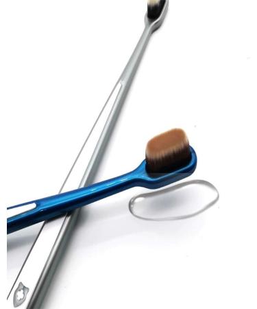 Zumaha Ultra-Like Manual Spinbrush Toothbrush Pack - 2 Sauber Brown & Silver 10 000 Bristles for Adults Pregnancy & Juniors - Buy Online on GoSupps.com