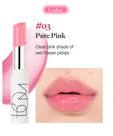BOM DEWY Lip Balm Tint Lip Balm 3.5g - 3 Colors #03 Pure Pink #3 PURE PINK - Buy Online on GoSupps.com