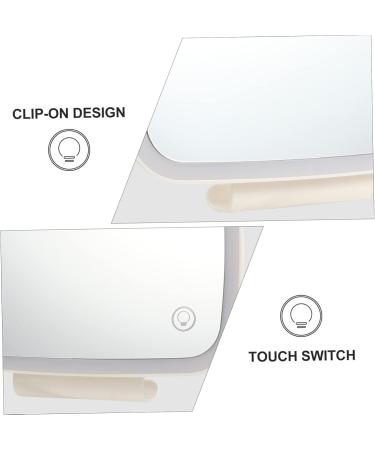 Beaupretty 1Pc car vanity mirror visor mirror automobile sun visor vanity mirror travel make up mirror car interior rearview mirror aluminum mirror Miss white clip-on mirror chargeable - Buy Online on GoSupps.com