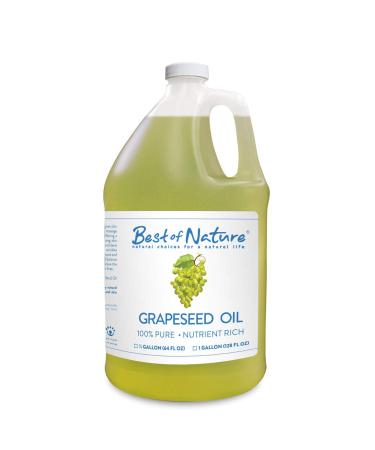 Grapeseed Oil - Gallon Best of Nature 100% Pure for Massage & Body