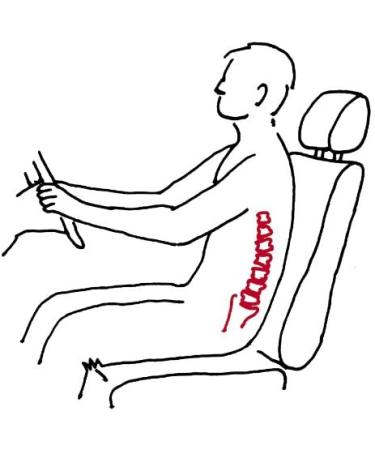 Sissel Car Back Cushion Blue - Ultimate Support for Back Pain Relief | Shop Now! - Buy Online on GoSupps.com