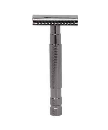 Heavy Duty Vintage Double Edge Safety Razor for Travel | Black Safety Razor for Home & Hotel Use - Buy Online on GoSupps.com