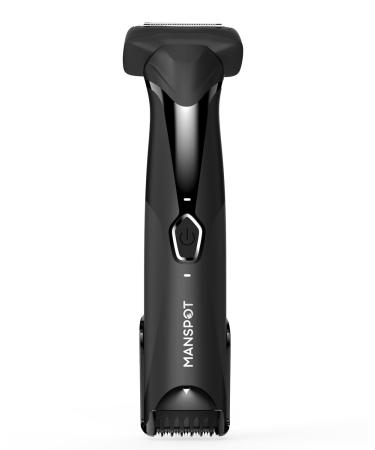 MANSPOT Manscape Body Trimmer for Men Dual Head Foil Blades Ball Trimmer/Shaver Pubic Hair Trimmer