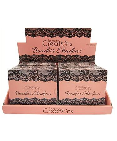 Beauty Creations Boudoir shadows 9 Shades Eyeshadow Palette a display Set 12 Pieces 3.05 Pounds