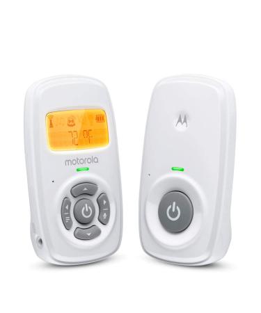 Motorola MBP24 Audio Baby Monitor with Room Temperature Display - Two-Way Talk - High Sensitivity Microphone | White - Buy Online on GoSupps.com