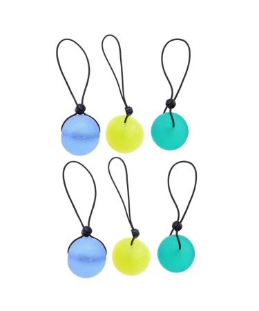 Fomiyes 6 pc. Griffer Ball sports toys Power balls train hand -tower trainers Hand massage balls Exercises Squeezeball Tool toys decompression toy fitness equipment jelly