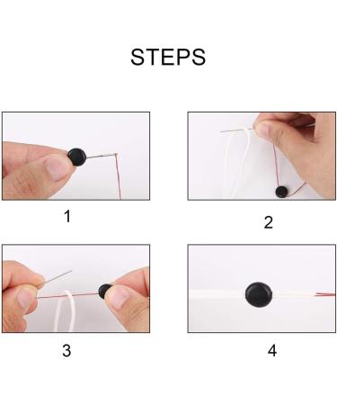 100 Pcs White Silicone Cord Locks for Masks - Adjustable Elastic Stopper for Drawstrings - Non-Slip Buckle for Adults and Kids - Buy Online on GoSupps.com