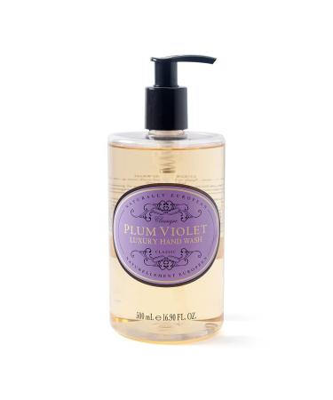 SOMERSET TOILETRY Naturally European Plum Violet Luxury Hand Wash Cleanse & Moisturise - 500ml | Natural Soap Ideal for Sensitive Skin | Hand Soap Liquid Hand Soap Liquid Soap 16.9 Fl Oz