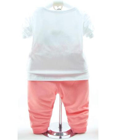 Yao Baby Girls 3 Piece Set - T-Shirt, Vest, Pants - Light Pink (2-3 Years) - Buy Online on GoSupps.com
