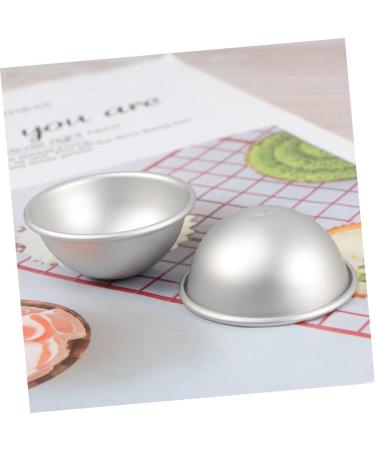 COHEALI Circle Stencil 4PCS soap molds food molds cake mold Aluminum Molds Bath Moulds cake pan puck 3d baking mold Silver medium - Buy Online on GoSupps.com