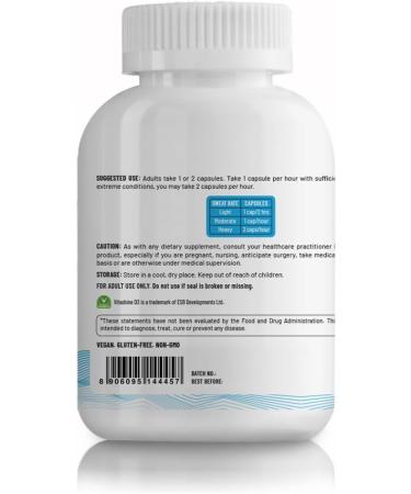 Unived Salt Capsules with Vitamin D3 | Salt Capsules with Electrolytes for Running Endurance Sports Nutrition Running Supplements | 100 Count Electrolyte Capsules - Buy Online on GoSupps.com