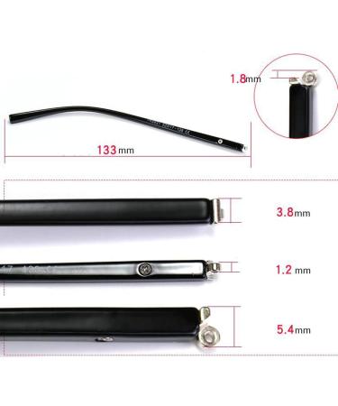 Buy Metal Glasses Replacement Frames - D24 Replacement Temples & Arms for Perfect Fit - Buy Online on GoSupps.com