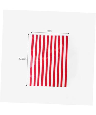 ORFOFE 150pcs Candy Bags Cellophane Treat Bags Storage Bag Christmas Candy Bag Bag Stripe Biscuit Bag - Buy Online on GoSupps.com