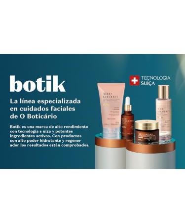  O BOTICARIO O Botic rio Botik High Potency Facial Serum with Pure Retinol 0.3% Increases Skin Firmness in 2 Weeks and Reduces Wrinkles Vegan 15ml - Buy Online on GoSupps.com