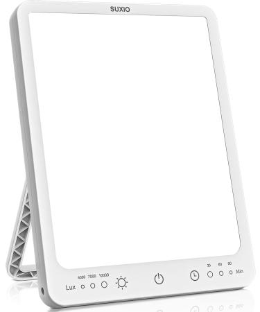 SUXIO Light Therapy Lamp - 10000 Lux Therapy Light, 3 Timing & Mode Happy Lamp, Touch Control Daylight Lamp with Memory Function, Portable Light Therapy Box for Home/Office Use Lift Mood USB-A - Buy Online on GoSupps.com