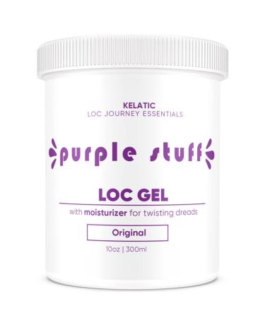 Kelatic Purple Stuff ORIGINAL Locking Loc Gel for Dreads Retwisting | Extra Moisturizer (10oz)