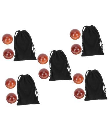 Magiclulu 10 pcs health ball made of wood hand bales massage wooden baoding balls massage ball Hand ball Hand massage device Hand exercise balls handed massage glug yoga ball