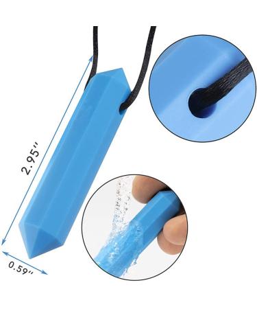 Caula Chain Set - Food-Safe Silicone for Oral Exercises | Red Purple Green Blue & Sky Blue | Ideal for Autism ADHD & SPD | Easy to Clean - Buy Online on GoSupps.com
