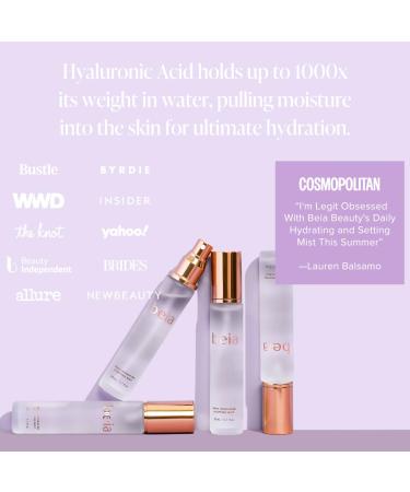 Beia Setting Spray with Hyaluronic Acid for Sensitive Skin - Hydrating Face Mist for Early Morning & Post Shower Glow - Moisturizing Finishing Spray for Makeup - Non Comedogenic Travel Size 0.5 Fl Oz 0.5 Fl Oz (Pack of 1) - Buy Online on GoSupps.com