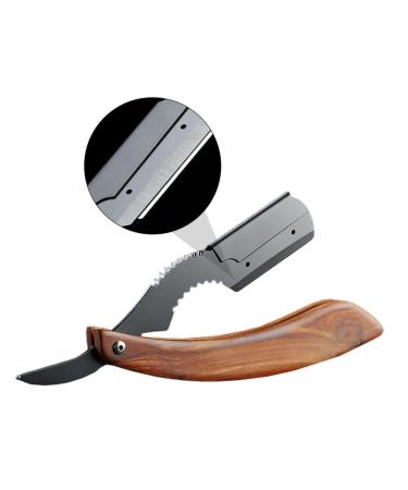 FRCOLOR 3 Pcs Rosewood Beard Trimmer & Shaving Tool Set - Manual Razor Holder for Eyebrows & Beard Care - Buy Online on GoSupps.com